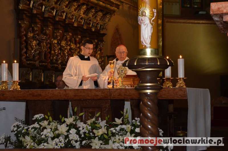 Pierwsza rocznica kanonizacji Jana Pawła II we Włocławku - 27.04.2015