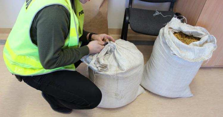 Nielegalny towar na prywatnej posesji … 26 tys. strat…