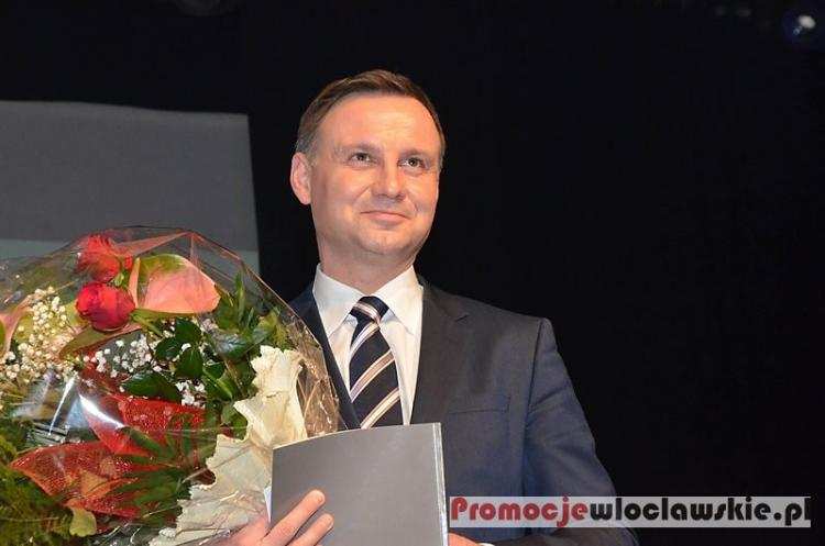 Andrzej Duda, kandydat PiS na prezydenta, z wizytą we Włocławku [ZDJĘCIA]