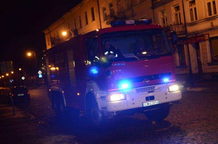 Nocny pożar w hurtowni. Straty na pół miliona złotych