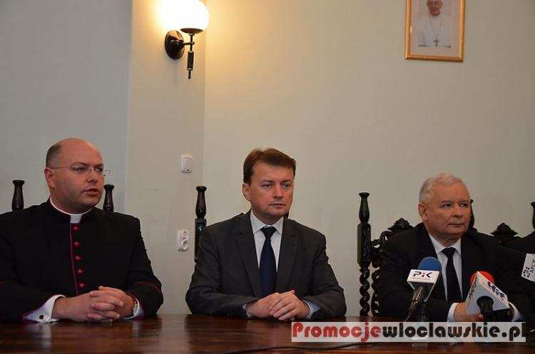 Prezes PIS Jarosław Kaczyński odwiedził Włocławek