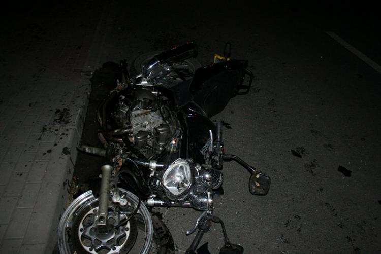 Wypadek motocyklisty pod Włocławkiem. 21 latek w szpitalu