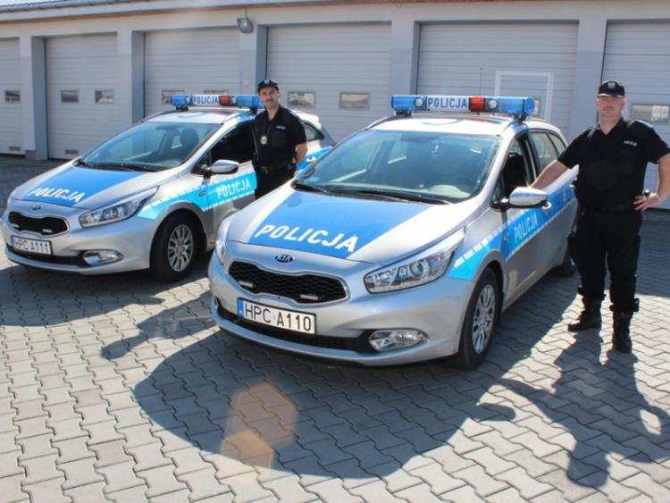 Nowe samochody policji