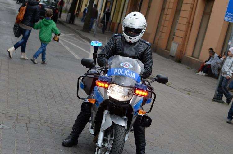 Motocyklowe patrole na drogach