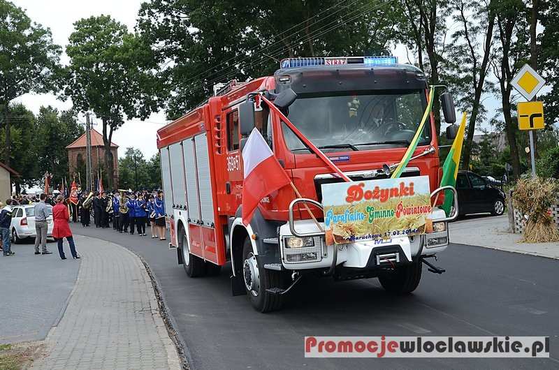 Dożynki w Baruchowie 2014 - korowód dożynkowy