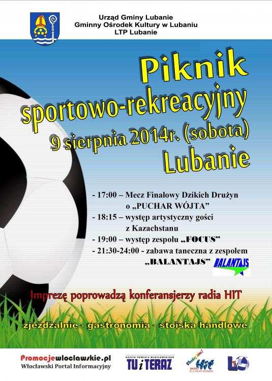 Piknik Sportowo-Rekreacyjny w Gminie Lubanie 