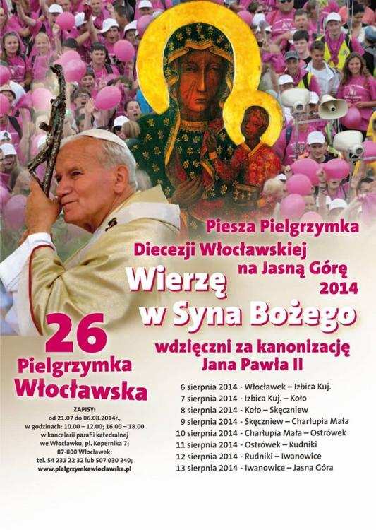 Trwają zapisy na pielgrzymkę włocławską na Jasną Górę