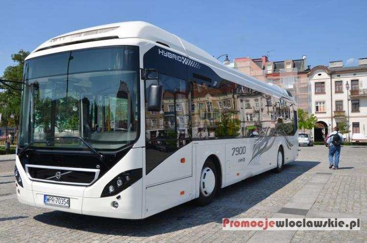 Testy autobusu hybrydowego Volvo 7900 Hybrid  we Włocławku