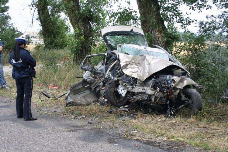 Śmiertelny wypadek drogowy pod Włocławkiem [ZDJĘCIA]