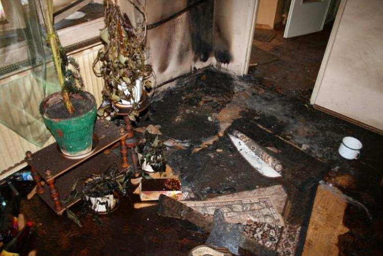 70-latka zginęła w pożarze domu jednorodzinnego