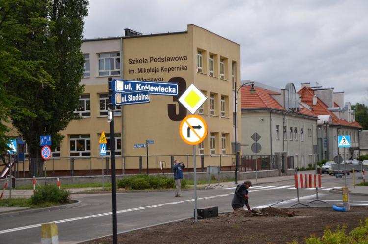 Skrzyżowanie ulic Stodólnej i Królewieckiej dziś zostanie oddane do użytku kierowcom