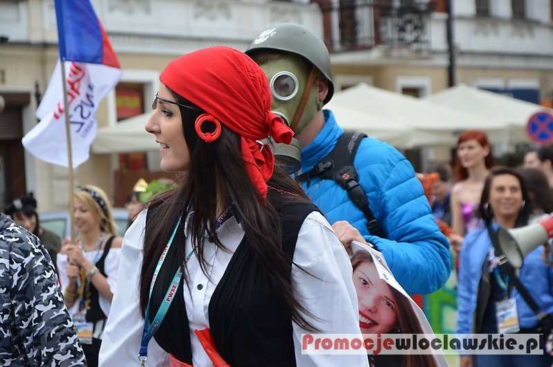 Juwenalia Włocławek 2014 - przemarsz studentów cz. 2