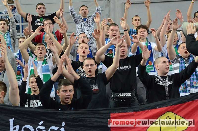 Kibice na meczu Anwil - Czarni 30.03.2014