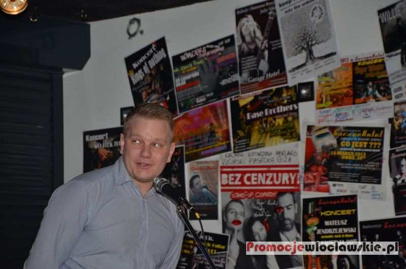 Paweł Reszela w Garage Hotel we Włocławku