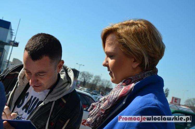 Otylia Jędrzejczak odwiedziła Włocławek [VIDEO]