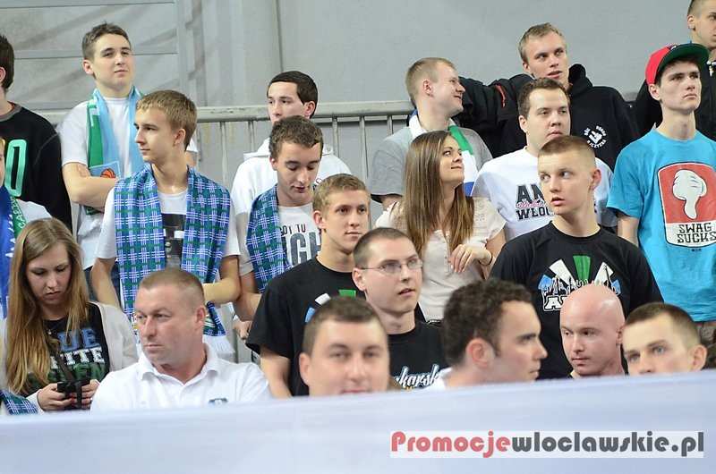 Kibice na meczu Anwil - Czarni