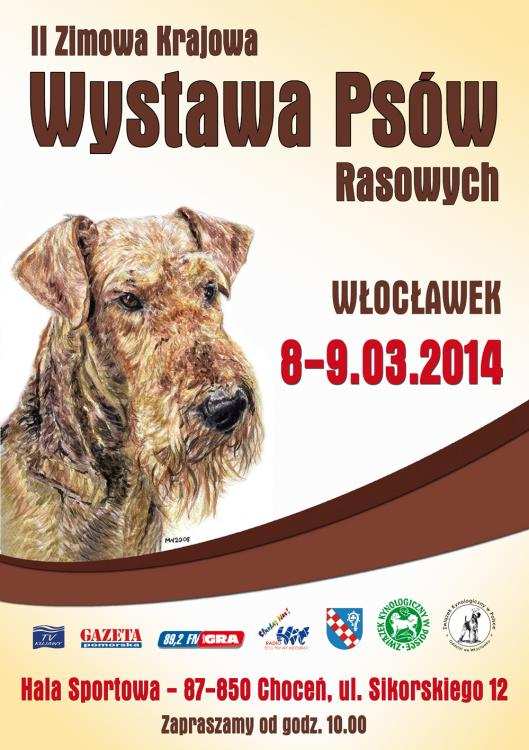 II Zimowa Wystawa Psów Rasowych  w Choceniu 