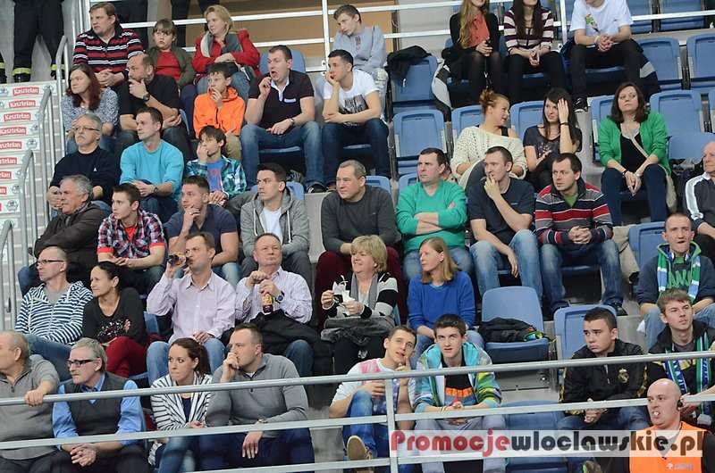 Kibice na meczu Anwil - Polpharma