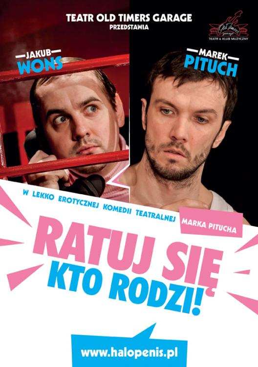 Halo, penis? – czyli ratuj się, kto rodzi! Komediowa niedziela w Brześciu Kujawskim