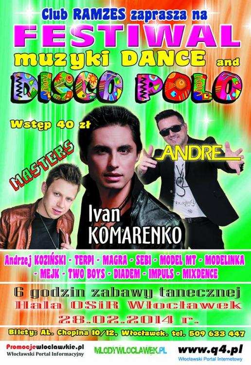 Festiwal Muzyki Dance & Disco Polo już wkrótce we Włocławku