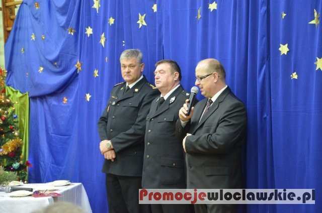 Spotkanie opłatkowe strażaków z powiatu włocławskiego. 