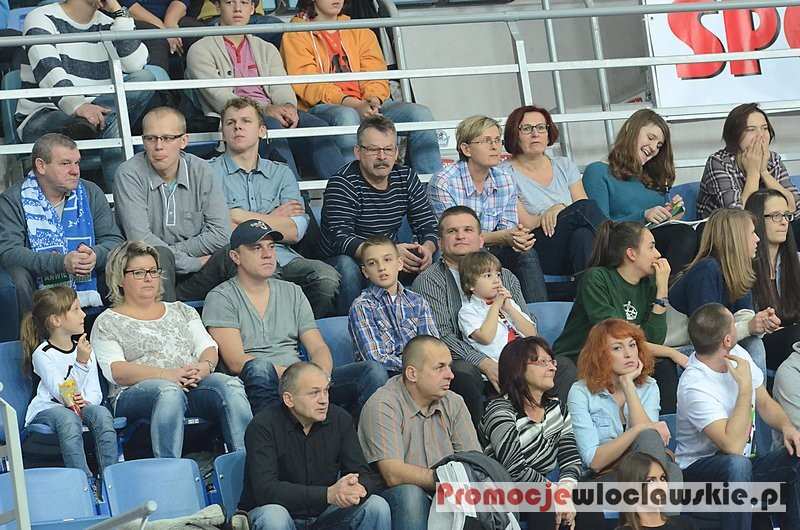 Kibice na meczu Anwil-Stabill