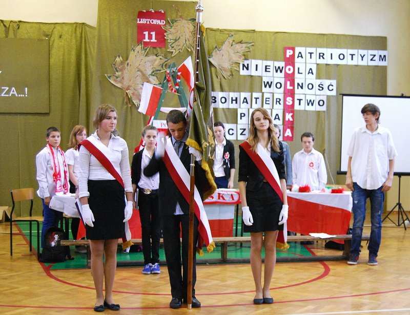 Święto Niepodległości w Gimnazjum nr 9 we Włocławku