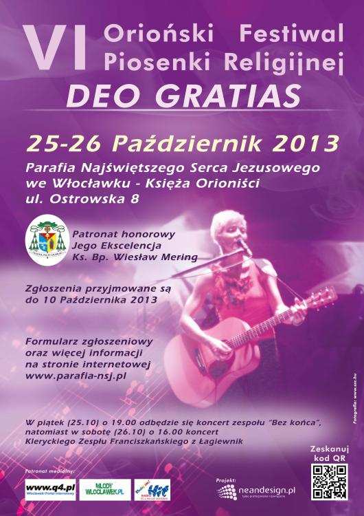 VI Orioński Festiwal Piosenki Religijnej „Deo Gratias