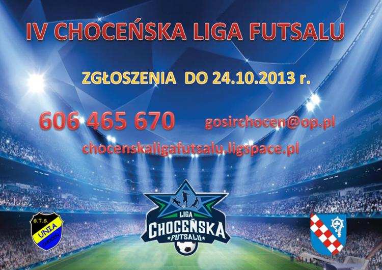 Trwają zapisy do IV Choceńskiej Ligi Futsalu. Zgłoś się !!!
