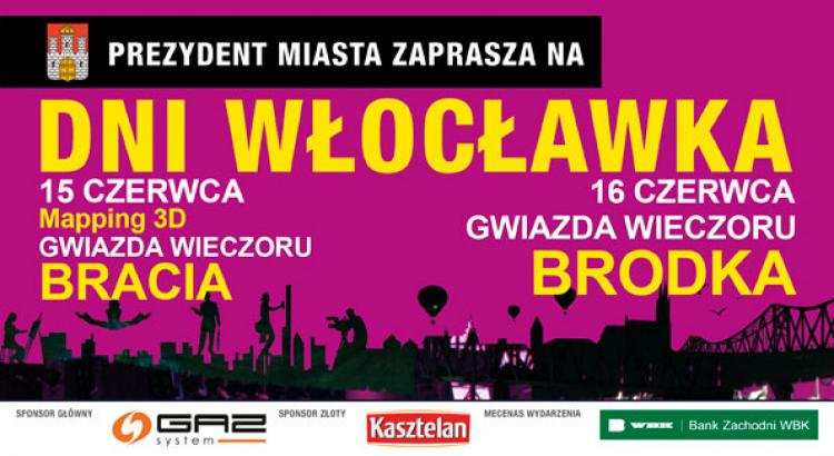 Mapping to jedna z atrakcji Dni Włocławka. Przyjdź koniecznie !!!