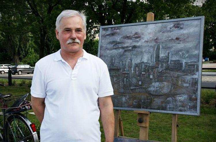 Artysta malarz Andrzej Fronczak o swojej twórczości.