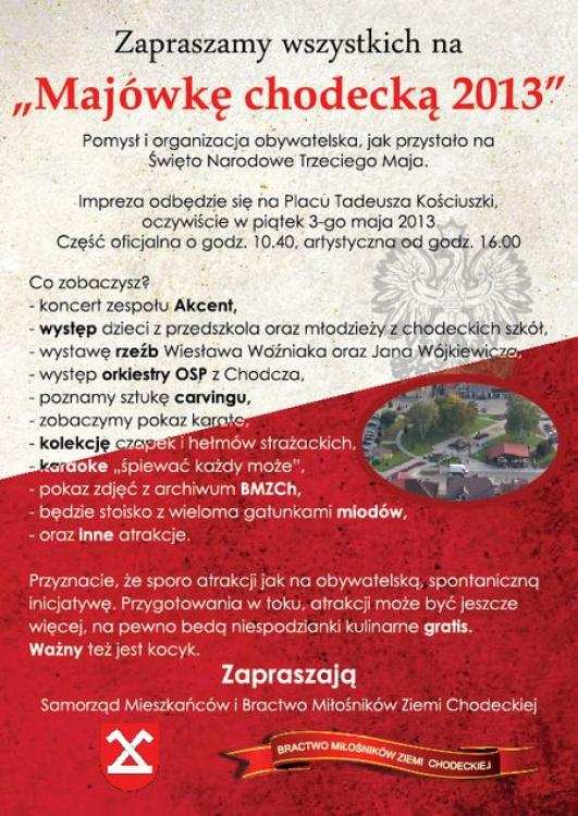 Majówka w Chodczu 2013