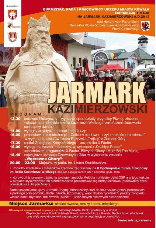 Jarmark Kazimierzowski w Kowalu - 1.05.2013
