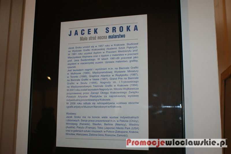 Wystawa Jacka Sroki w GSW we Włocławku