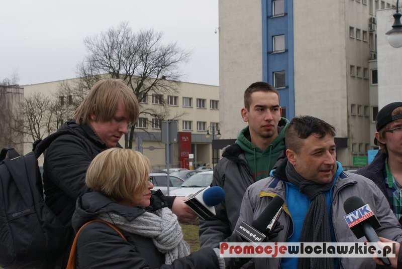 Konferencja prasowa dot. włocławskiego skateparku.