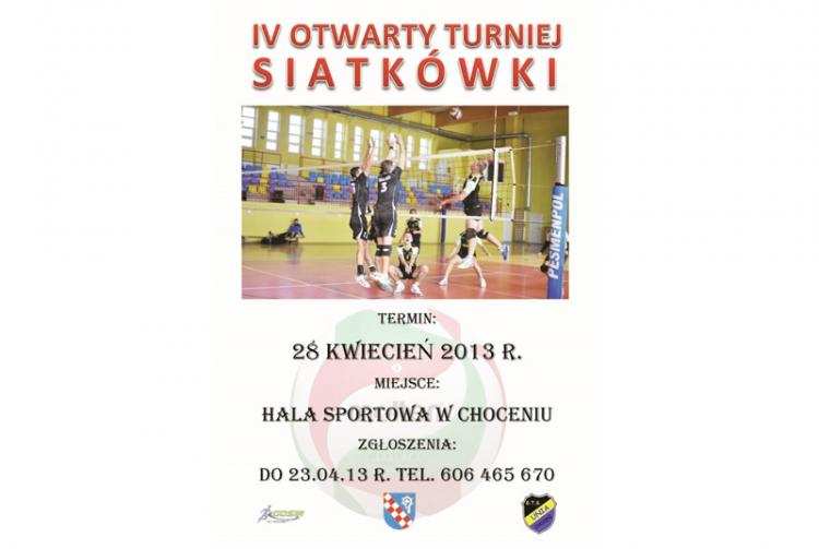 IV Otwarty Turniej Siatkówki w Choceniu
