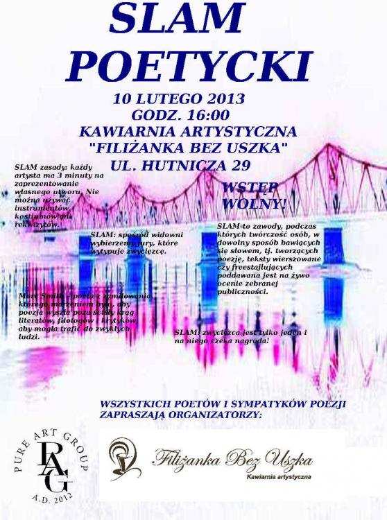 PIERWSZY WE WŁOCŁAWKU SLAM POETYCKI!! Weź udział!!