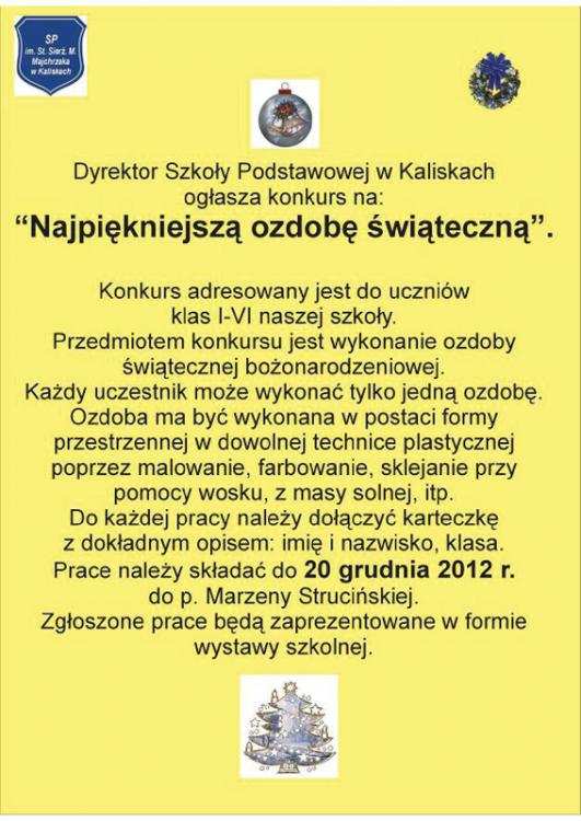 Konkurs na 