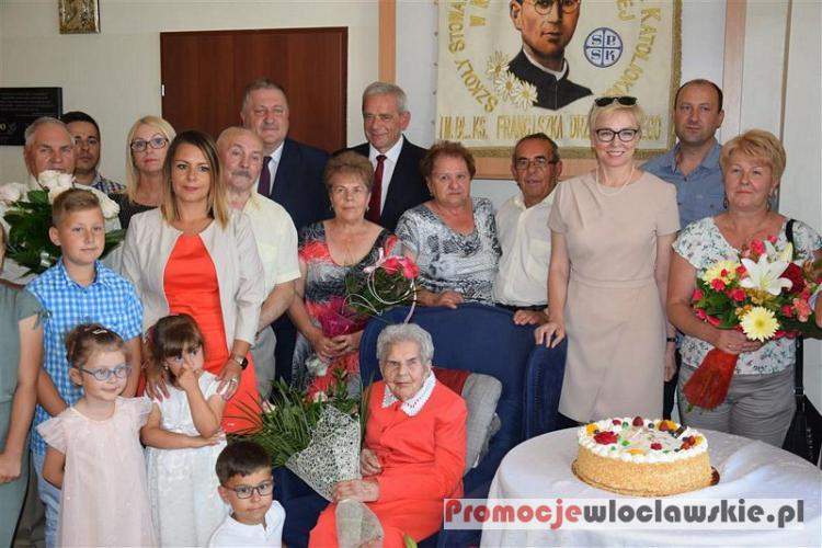 Najstarsza mieszkanka Gminy Włocławek skończyła 105 lat