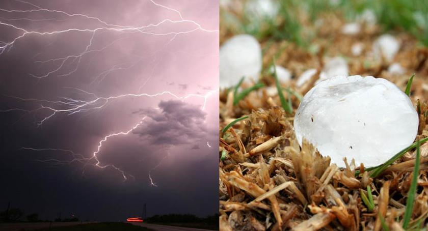 Nad Włocławek i okolice nadchodzą deszcz, burze, silny wiatr i grad