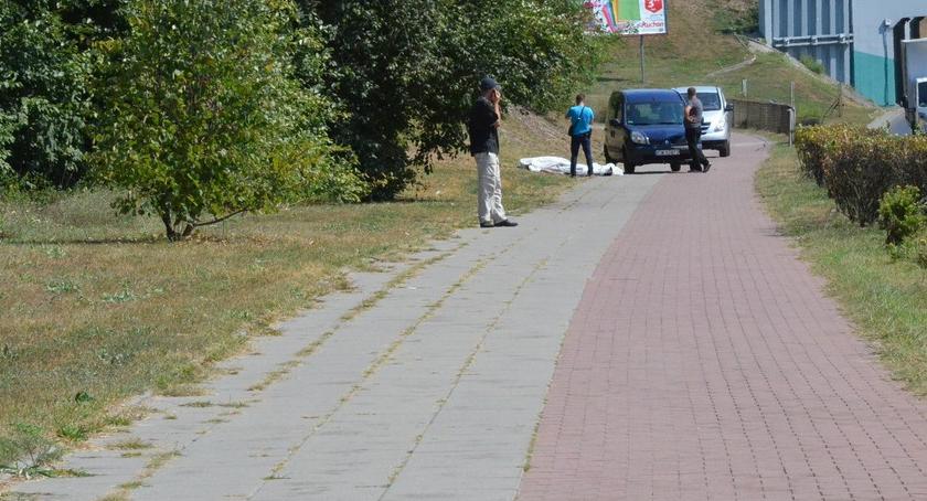 Zwłoki przy Alei Królowej Jadwigi we Włocławku