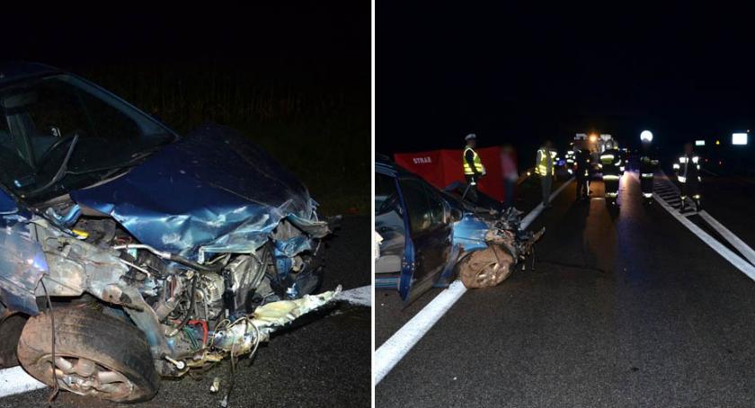 Tragiczny wypadek w Skępem. Nie żyje 55 – letnia kobieta [FOTO]
