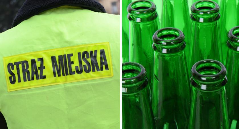 Wymachiwał butelką i zaatakował strażnika miejskiego we Włocławku