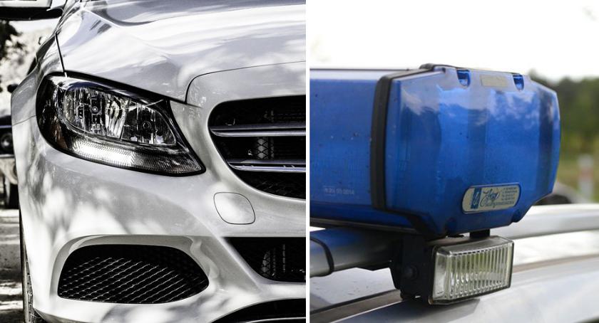Próbowali ukraść Mercedesa. Samochód stał już na lawecie