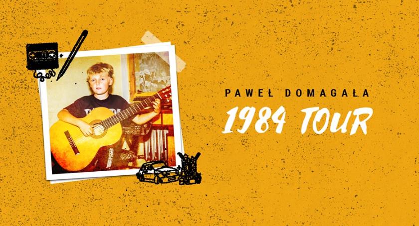Paweł Domagała 2019 we Włocławku. 1984 TOUR w Browarze B