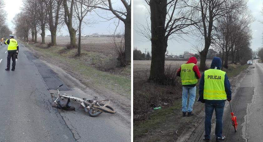Tragiczny wypadek w powiecie rypińskim. Nie żyje rowerzysta [FOTO]