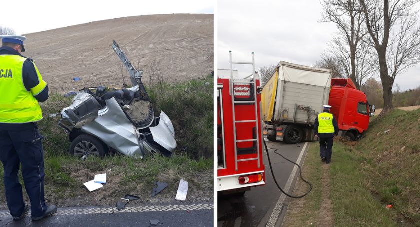 Tragiczne zderzenie BMW z ciężarowym Volvo w Mariankach. Nie żyje 27-letni kierowca