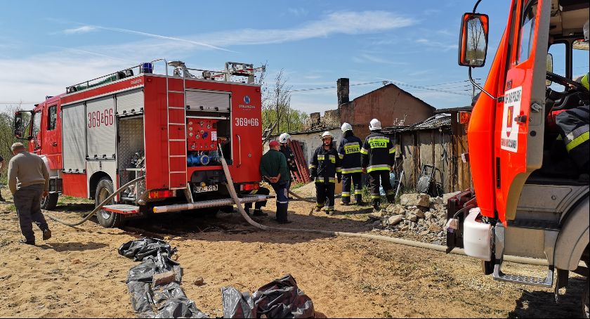 Tragiczny pożar w Mostkach w Gminie Włocławek