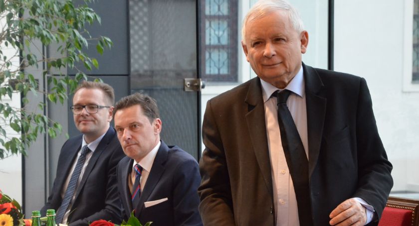 Prezes PiS Jarosław Kaczyński odwiedził Włocławek