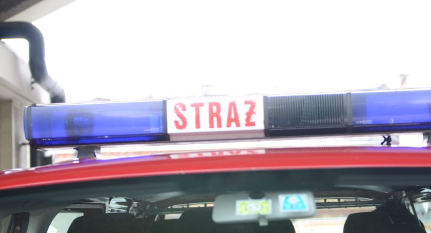 Pożar w Sądzie Okręgowym we Włocławku